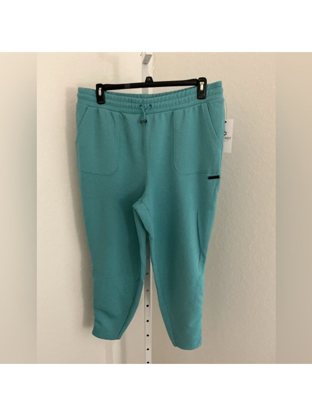 Nine West teal Active textured joggers Woman’s size 1X new with tags - Picture 3 of 14